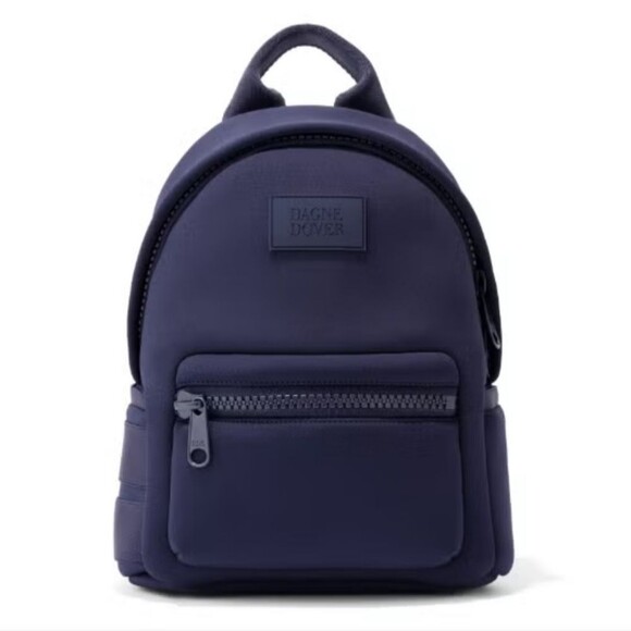 Dagne Dover Handbags - Dagne Dover Dakota Neoprene Storm Blue Small Backpack